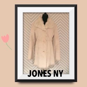 COPY - JONES NY STUNNING FAUX FUR JACKET Sz Small